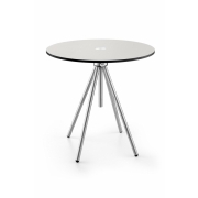 Nerezový stolek Acron - sv. šedý