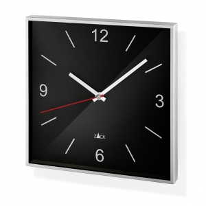 Nástěné hodiny Quartz černé - 26 x 26 cm